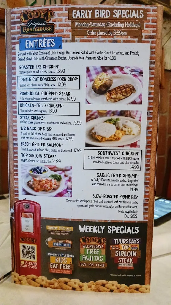 Menu_Cody's Original Roadhouse - Spring Hill_Spring Hill, FL_image_old_3