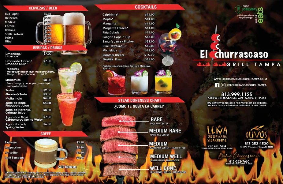 Menu_El Churrascaso Grill Tampa_Tampa, FL_image_old_1