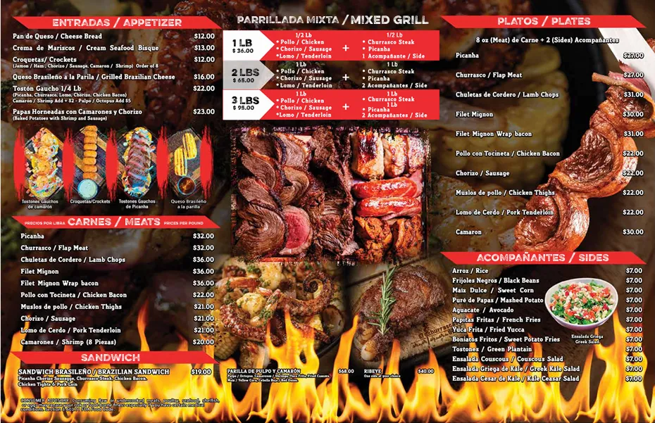 Menu_El Churrascaso Grill Tampa_Tampa, FL_image_old_2
