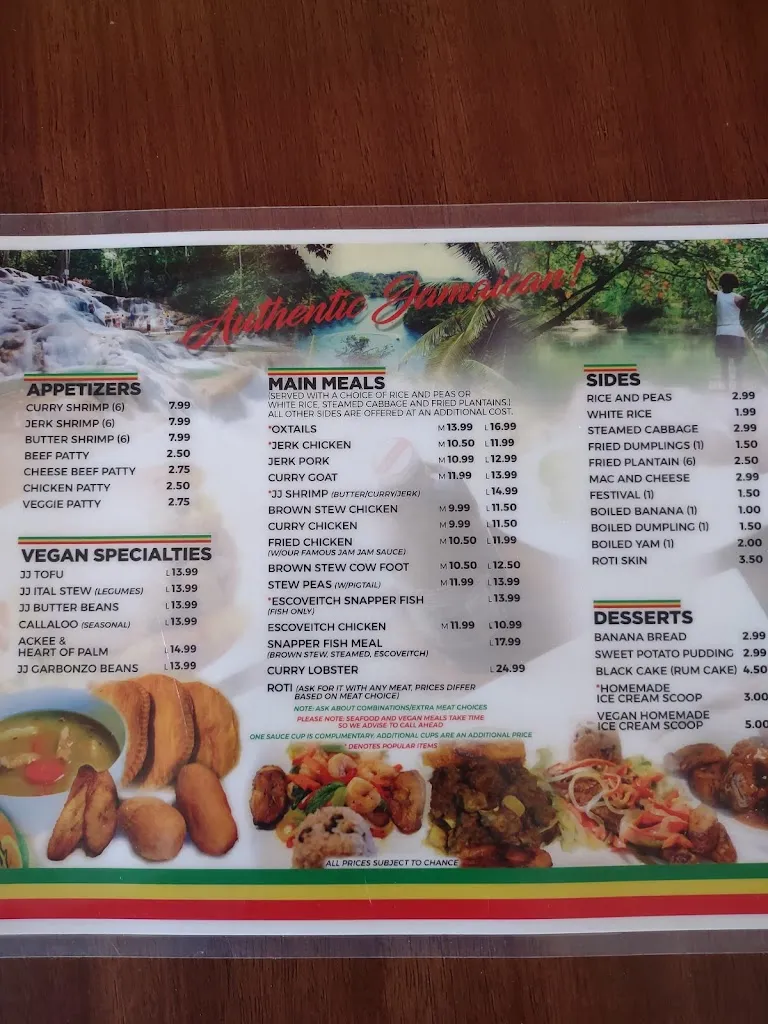 Menu_Jamaica Jamaica Island Cuisine_Town 'N' Country, FL_image_old_3