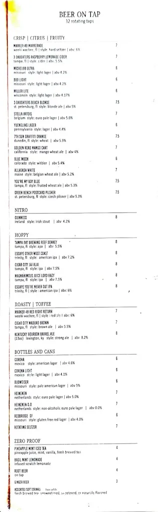 Menu_Craft Street_Trinity, FL_image_old_3