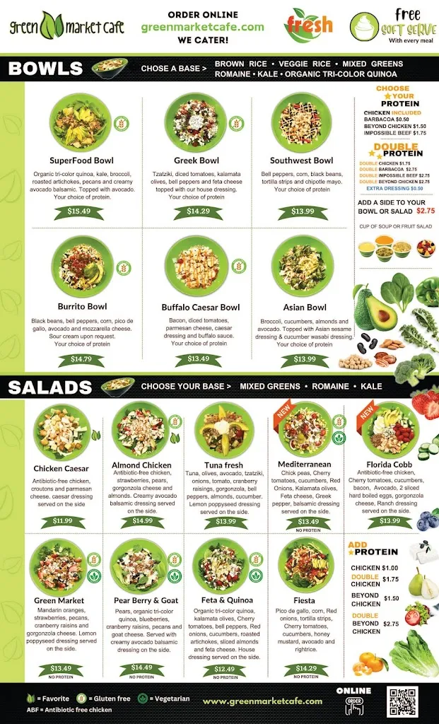 Menu_Green Market Cafe Trinity_Trinity, FL_image_old_2
