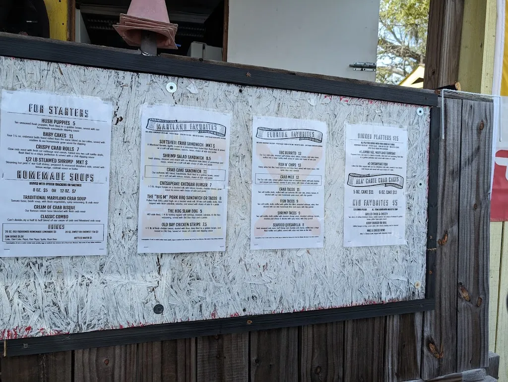 Menu_Old Bay Cafe Trinity_New Port Richey, FL_image_old_3