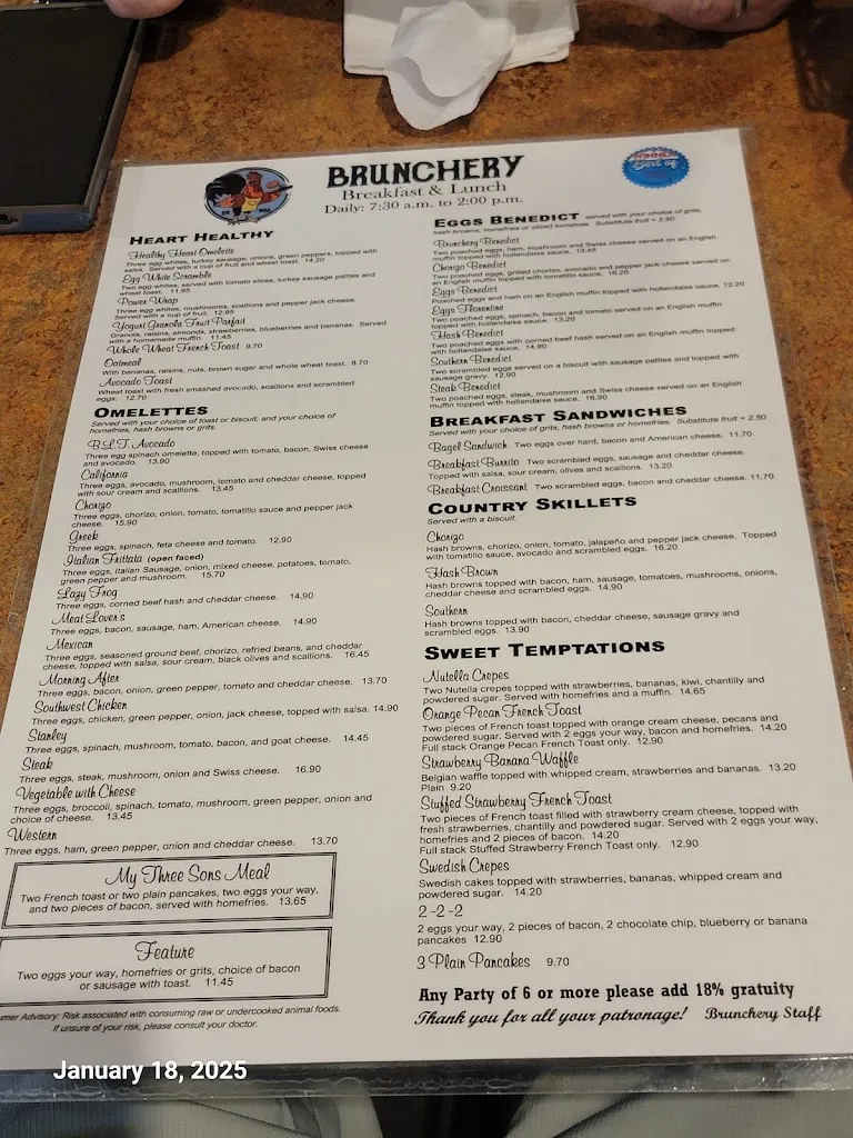 Menu_Brunchery Restaurant_Valrico, FL_image_old_2