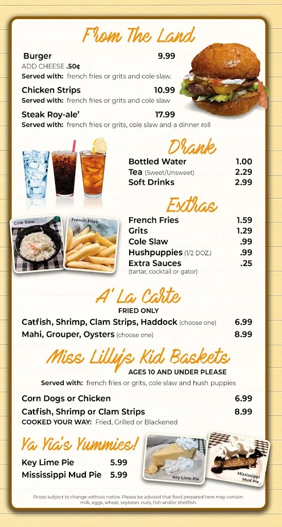 Menu_Fat Willie's Fish Camp_Valrico, FL_image_old_1