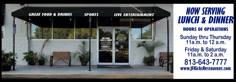 JF Kicks Restaurant & Patio Bar restaurant in Valrico, FL