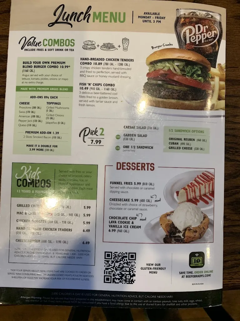 Menu_Beef 'O' Brady's_Valrico, FL_image_old_1
