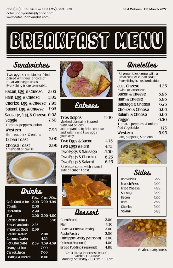 Menu_Cafe Cuba_Valrico, FL_image_old_1