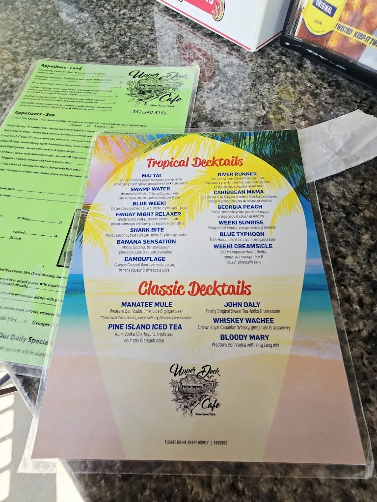 Menu_Upper Deck_Spring Hill, FL_image_old_2