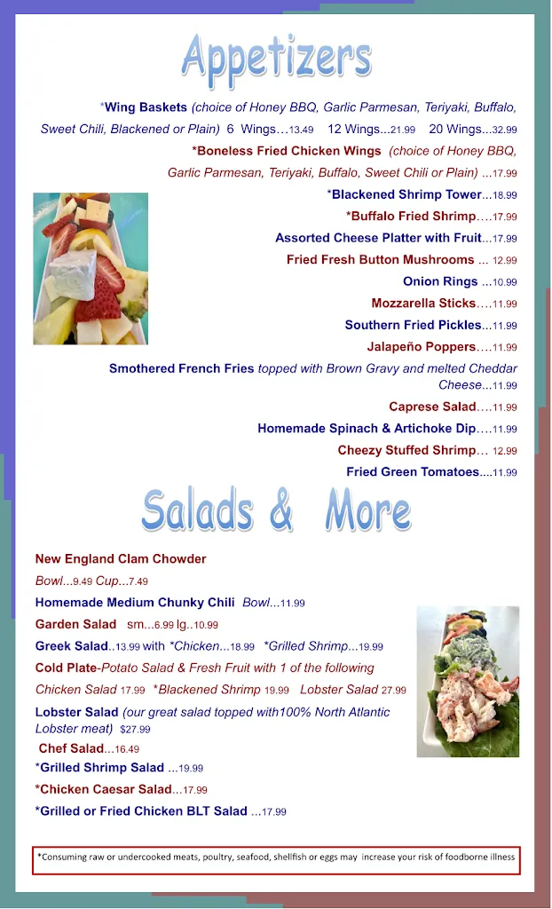 Menu_Silver Dolphin Restaurant_Hernando Beach, FL_image_old_2