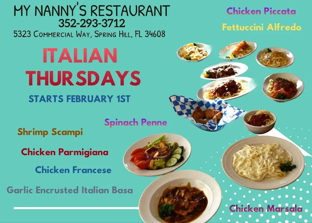 Menu_My Nanny's Restaurant_Spring Hill, FL_image_old_3