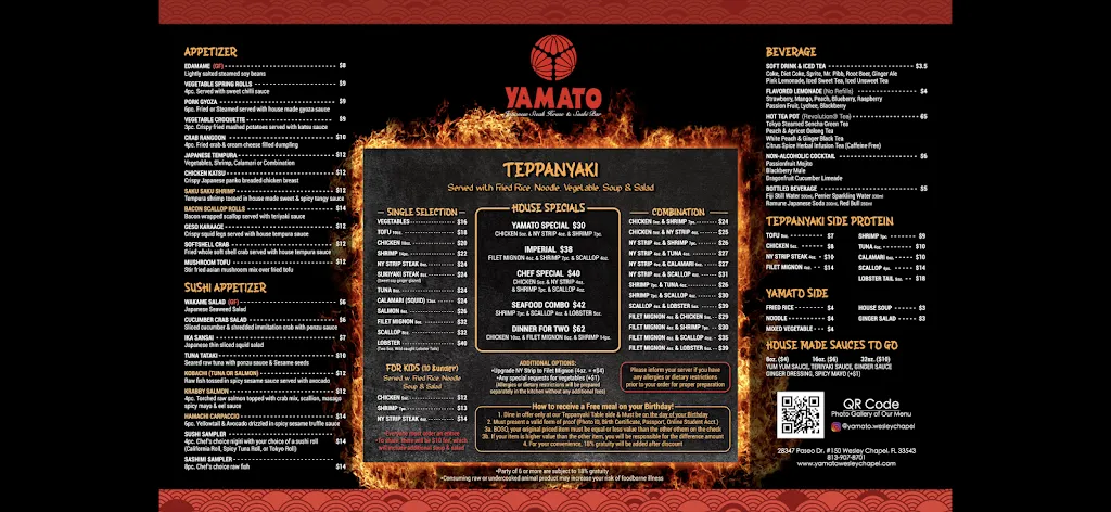 Menu_Yamato Japanese Steakhouse & Sushi Bar_Wesley Chapel, FL_image_old_2