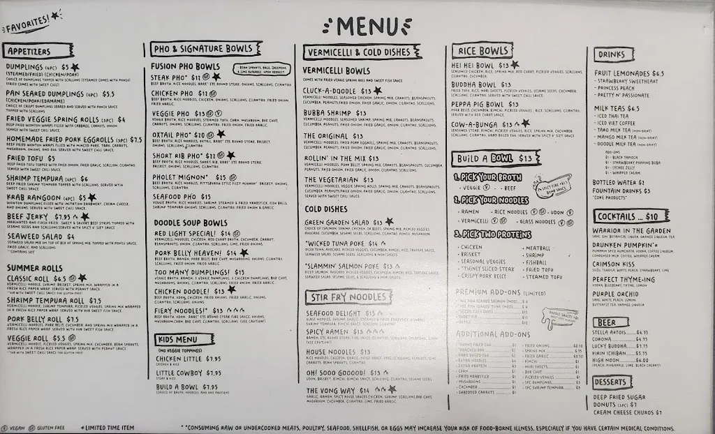 Menu_Doodle Noodle Bar_Tampa, FL_image_old_2