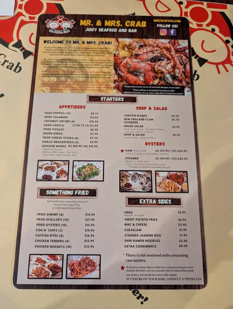 Menu_Mr. & Mrs. Crab Westchase_Tampa, FL_image_old_3