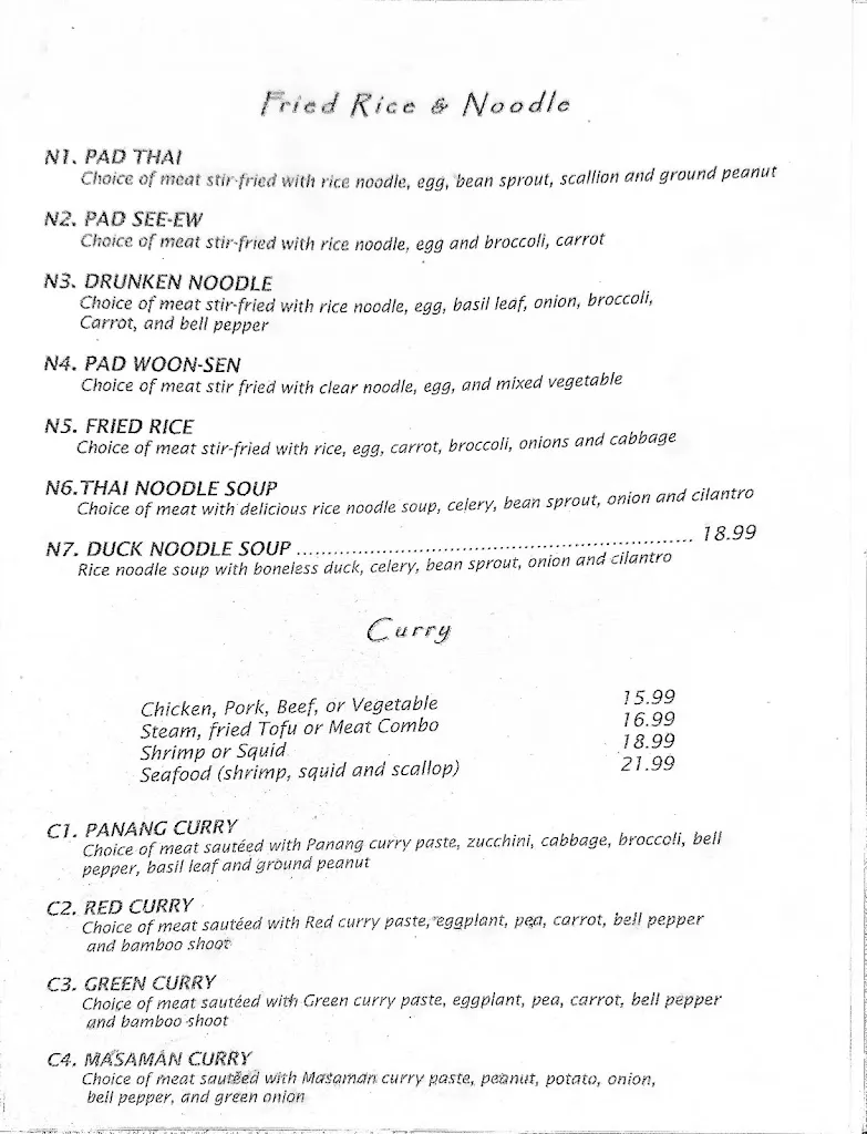 Menu_Siam Thai Restaurant, Westchase_Tampa, FL_image_old_1