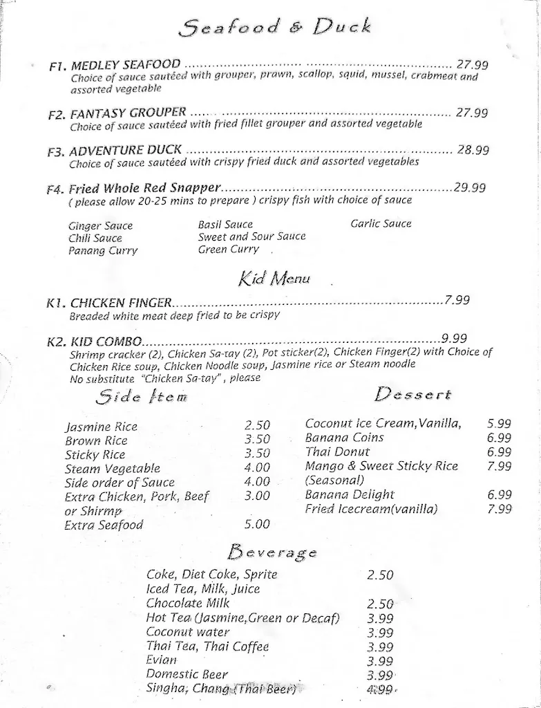 Menu_Siam Thai Restaurant, Westchase_Tampa, FL_image_old_2