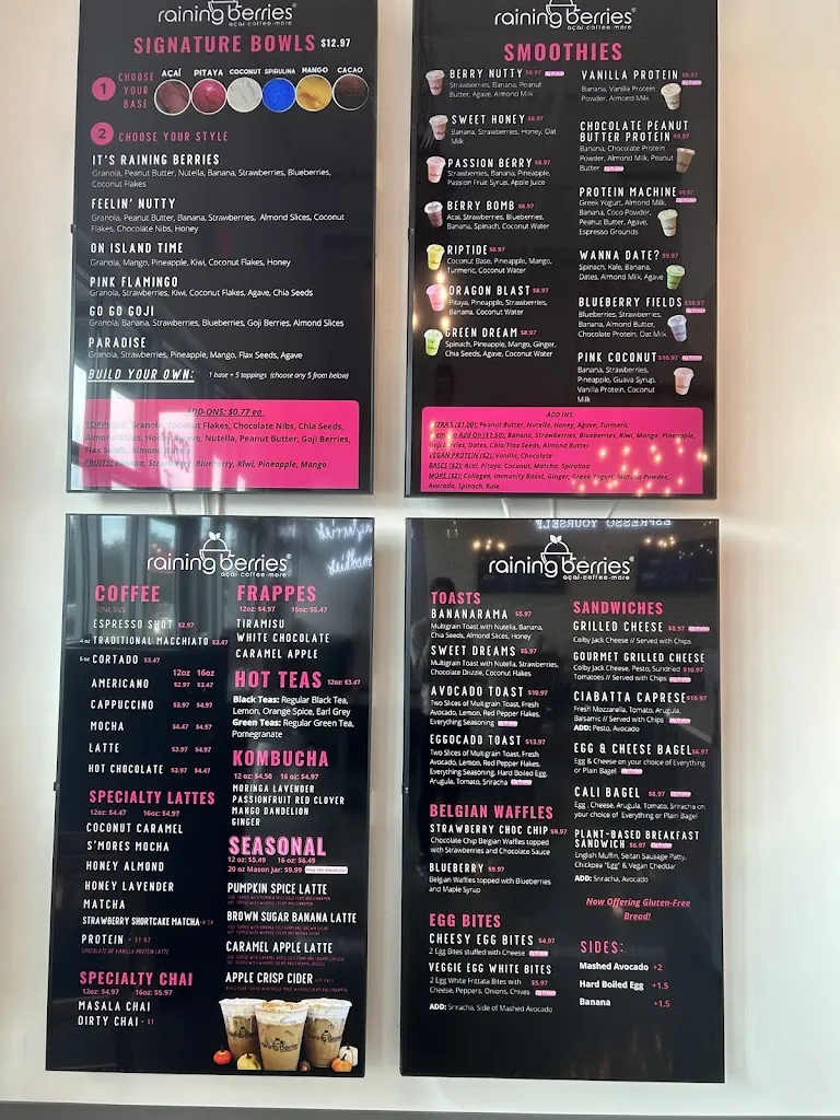 Menu_Raining Berries-Westchase_Westchase, FL_image_old_2