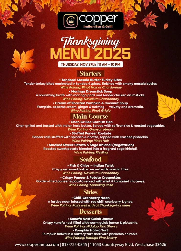 Menu_Copper Indian Cuisine_Tampa, FL_image_old_3