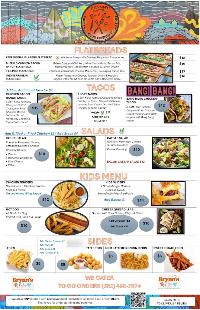 Menu_Brynn's Bytes_Williston, FL_image_old_1
