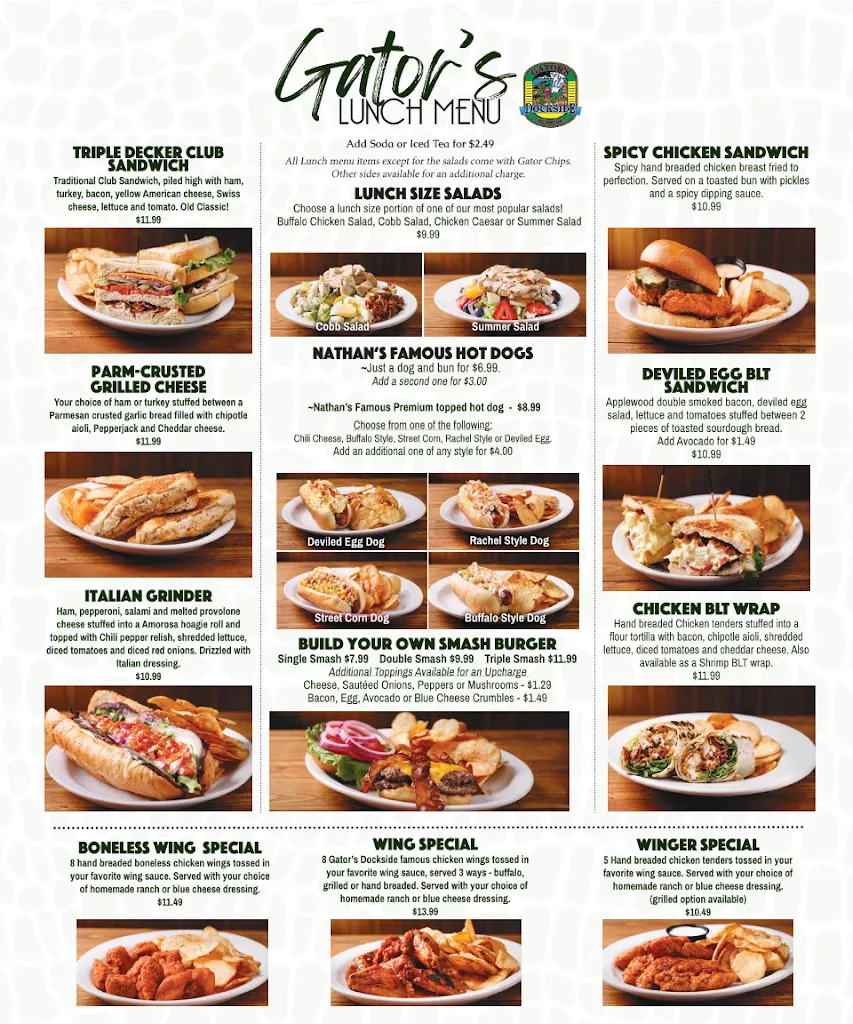 Menu_Gator's Dockside Windermere_Windermere, FL_image_old_1