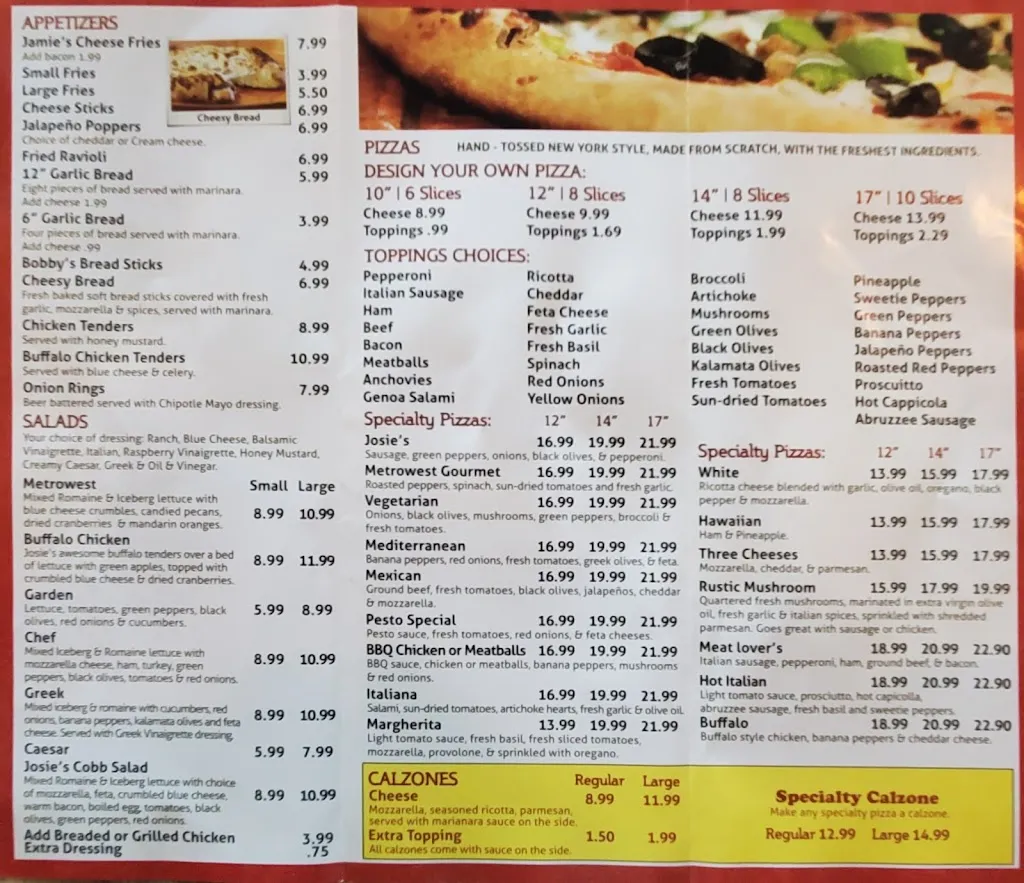 Josie's Pizza & Wings-Windermere restaurant à Windermere, FL