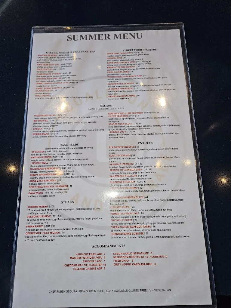 Menu_Coalition Steak and Seafood_Alpharetta, GA_image_old_3